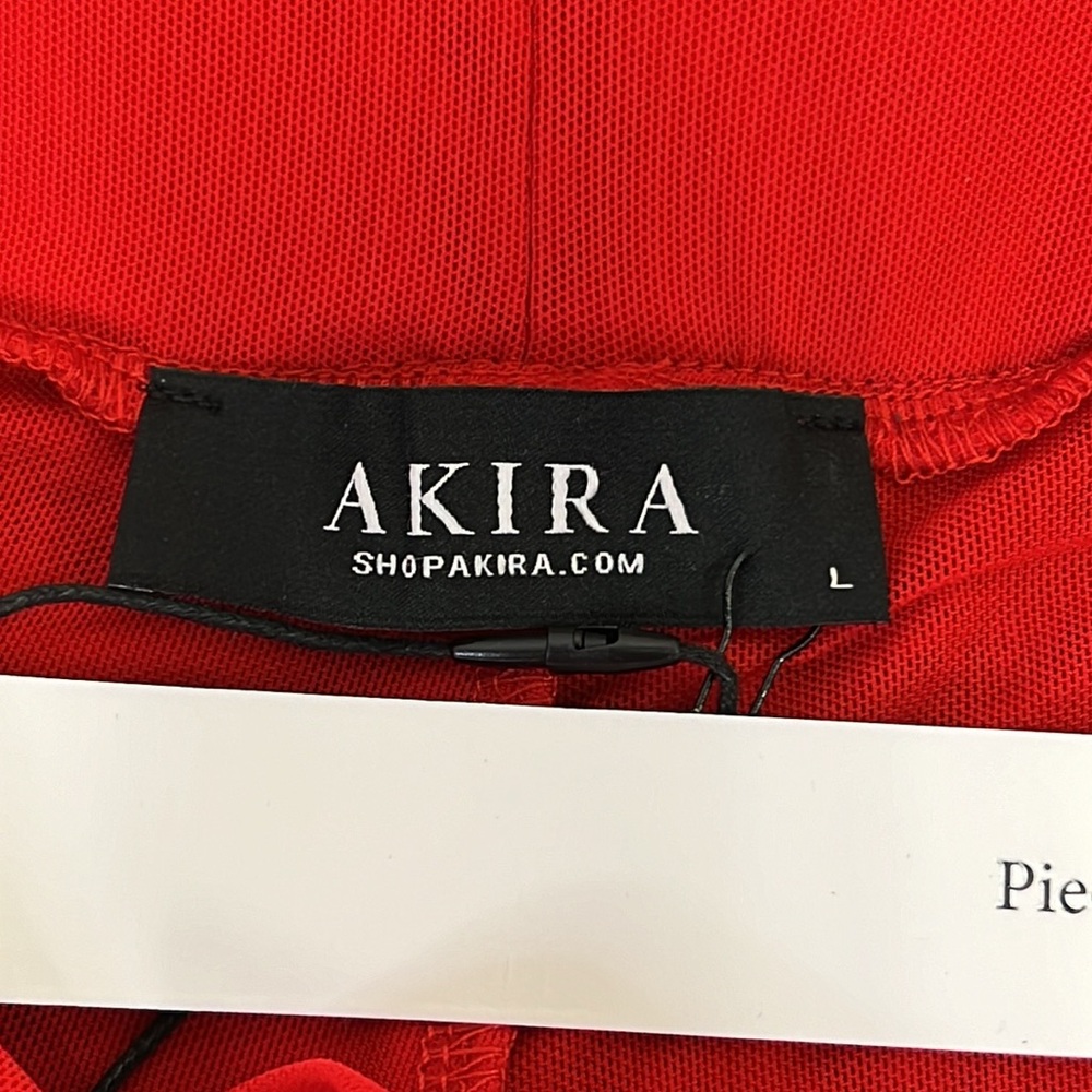 NWT Akira Sasha Embellished Mesh Long Sleeve Bodysuit/Pants Set Size Large - Picture 10 of 13